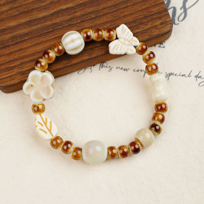 Heart-Shaped Beaded Bracelet Bowlift