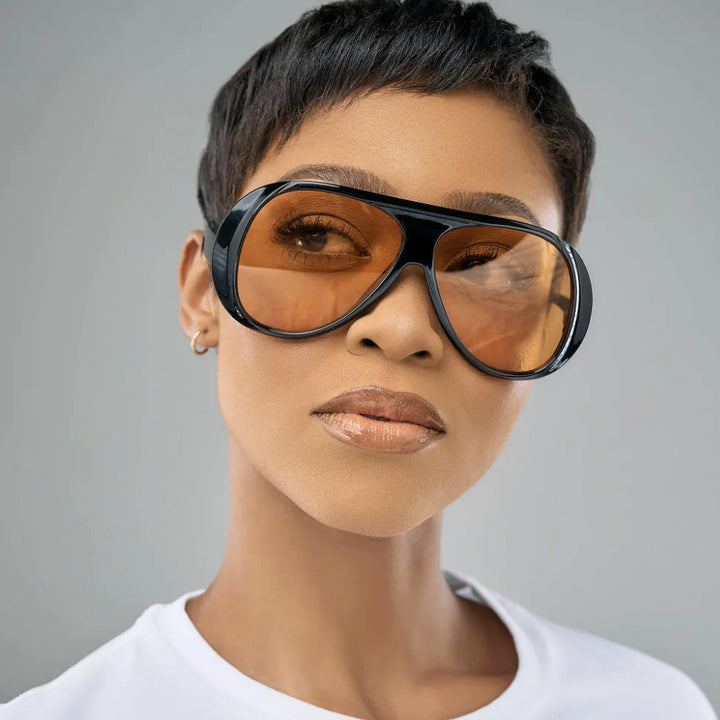 Ladies fashionable pilot sunglasses Bowlift