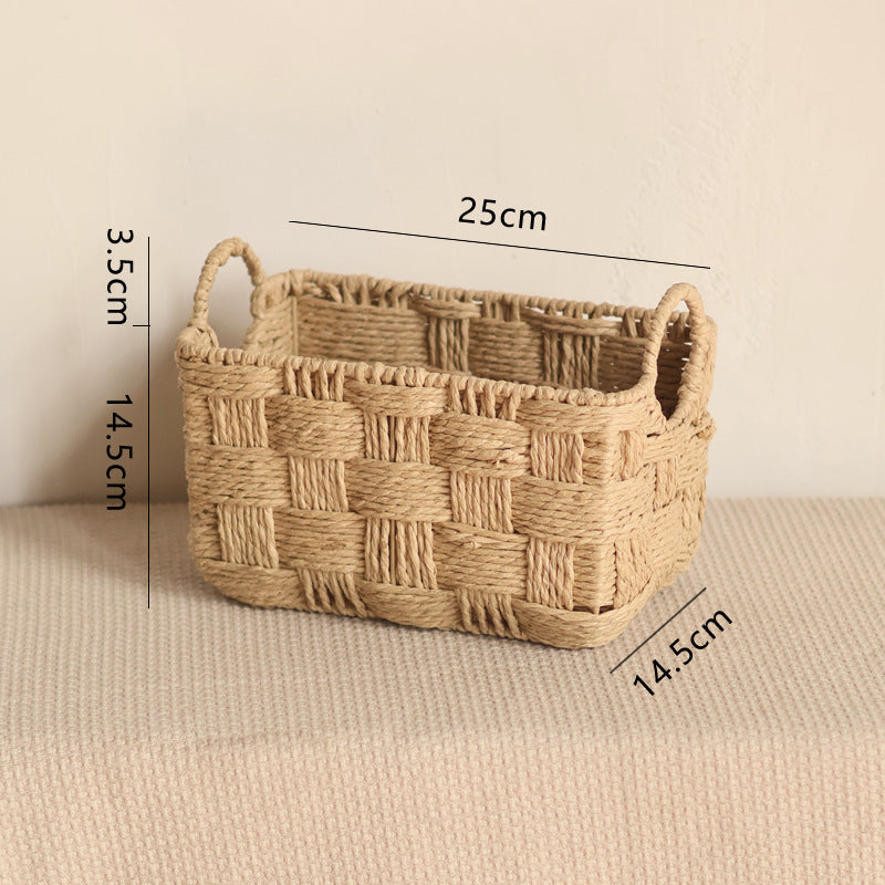 Handmade storage basket with practical handle Bowlift