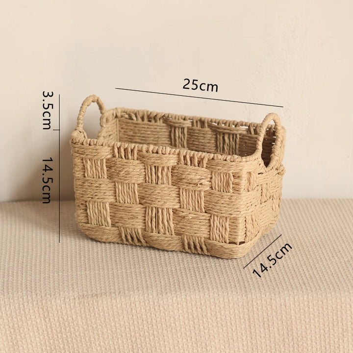 Handmade storage basket with practical handle Bowlift