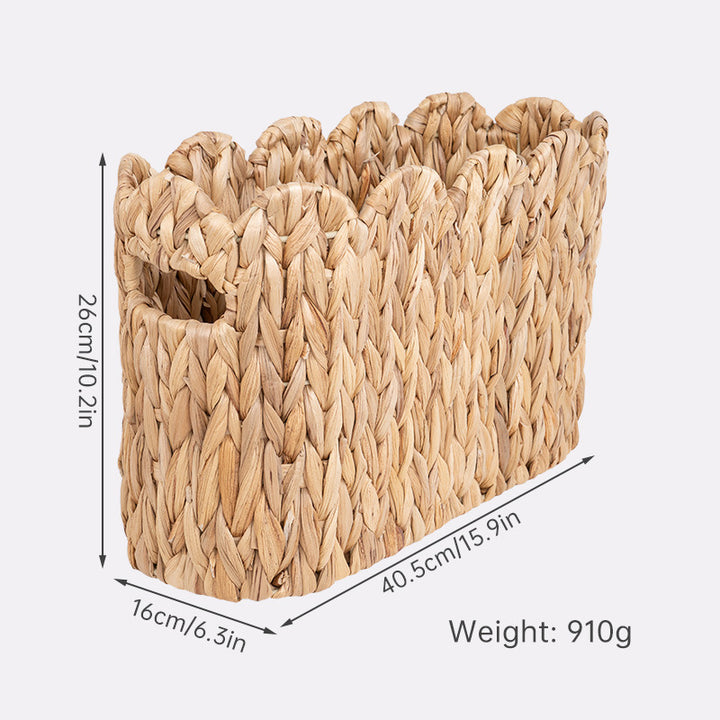 Handwoven Natural Fiber Storage Organizer Bowlift
