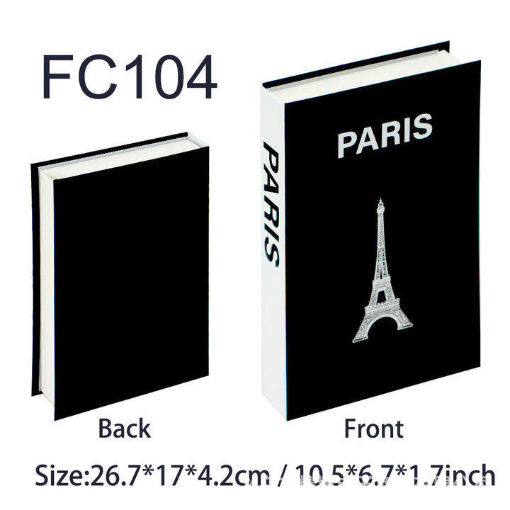Decorative Hardcover Hidden Storage Book Safe Bowlift