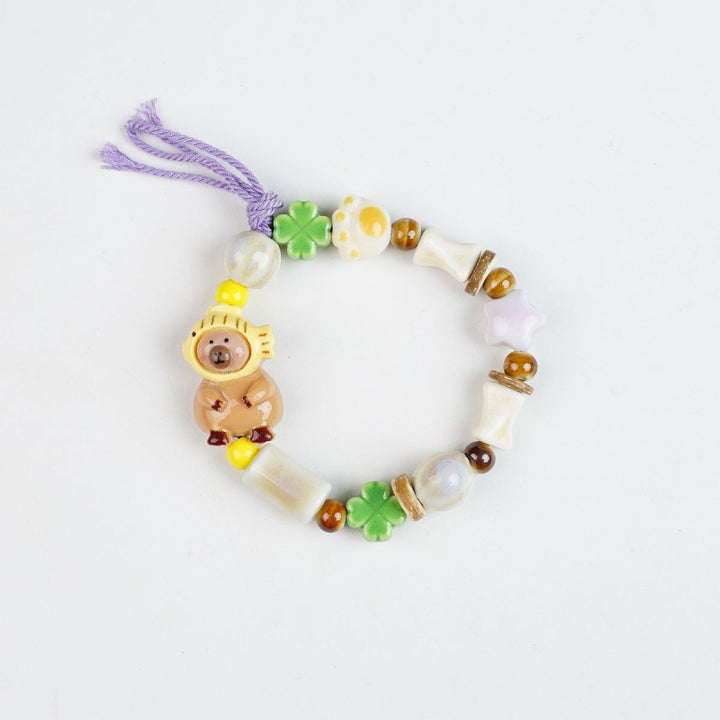 Heart-Shaped Beaded Bracelet Bowlift