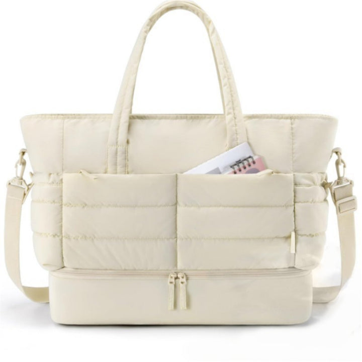 Multifunctional padded tote bag Bowlift