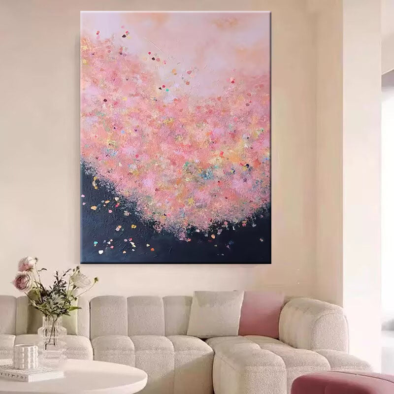 Abstract Floral Canvas Art