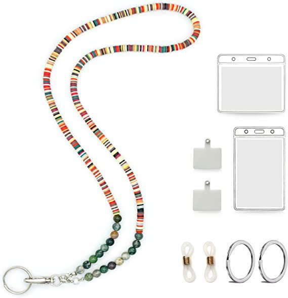 Beaded ID Badge Lanyard Bowlift