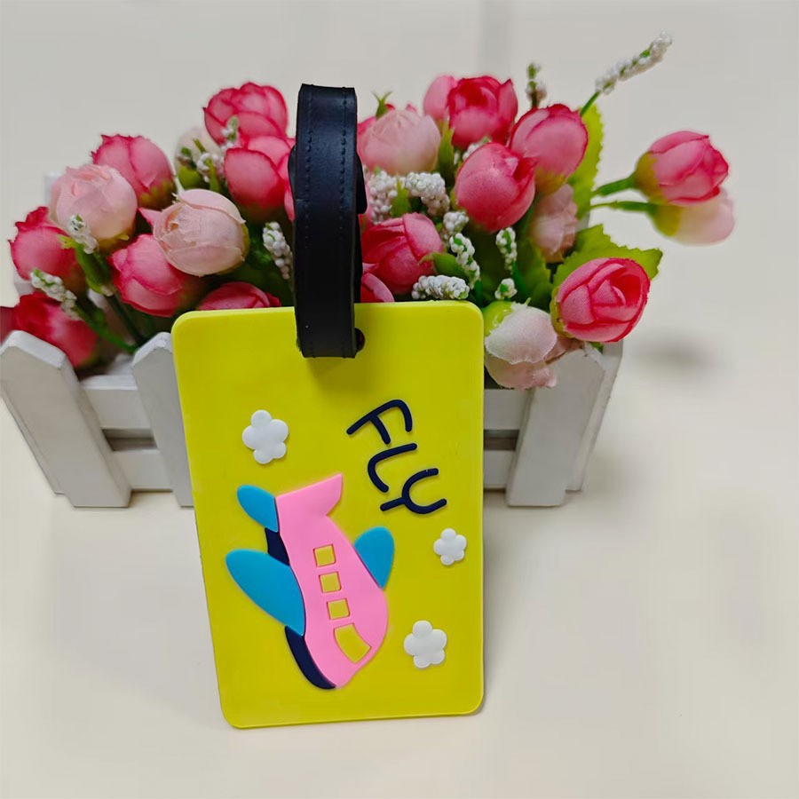 Unisex creative luggage tag in airplane design Bowlift
