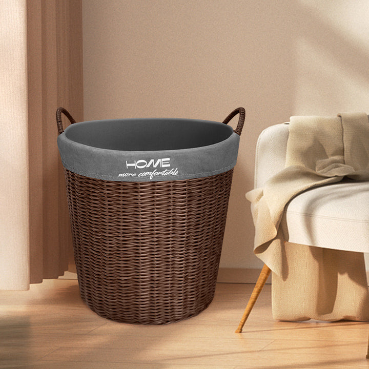 Washing Basket Set Made of Woven Material Bowlift