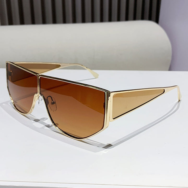 Men's Bold Statement Shield Sunglasses Bowlift