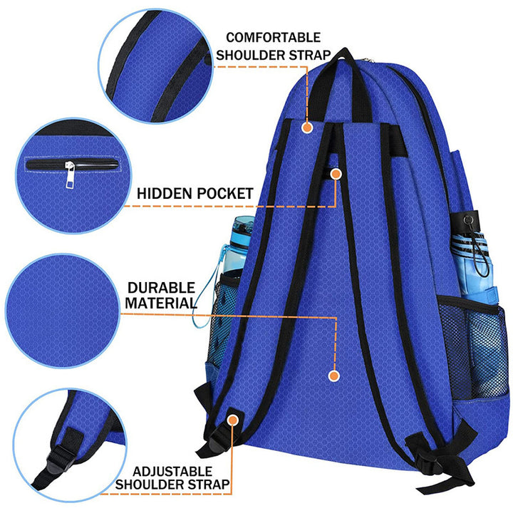 Tennis Racket Storage Backpack Bowlift