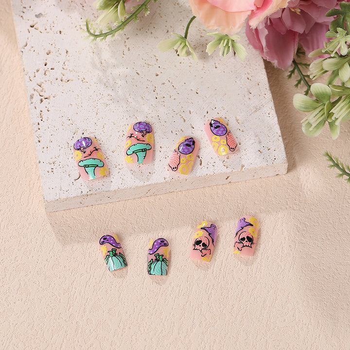 Creative Halloween Nail Design Bowlift
