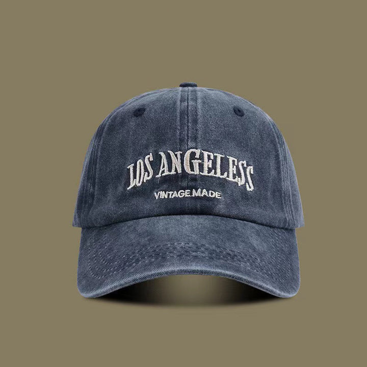 Men's Vintage-Inspired Distressed Baseball Cap Bowlift