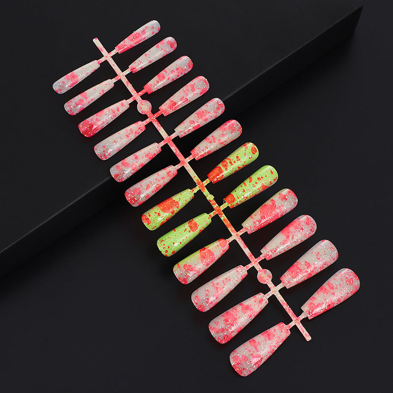 Artificial nails in creative drop design Bowlift