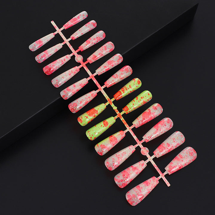 Artificial nails in creative drop design Bowlift