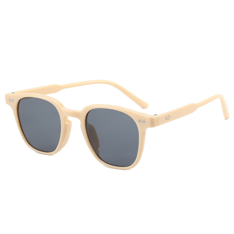 Women's fashionable square sunglasses with shiny frame Bowlift