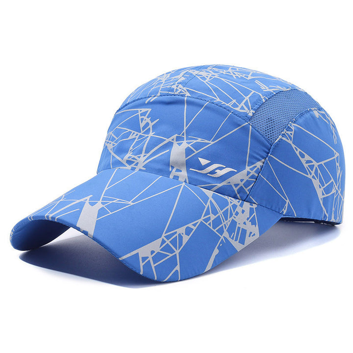 Women’s sporty running cap with stunning geometric pattern Bowlift