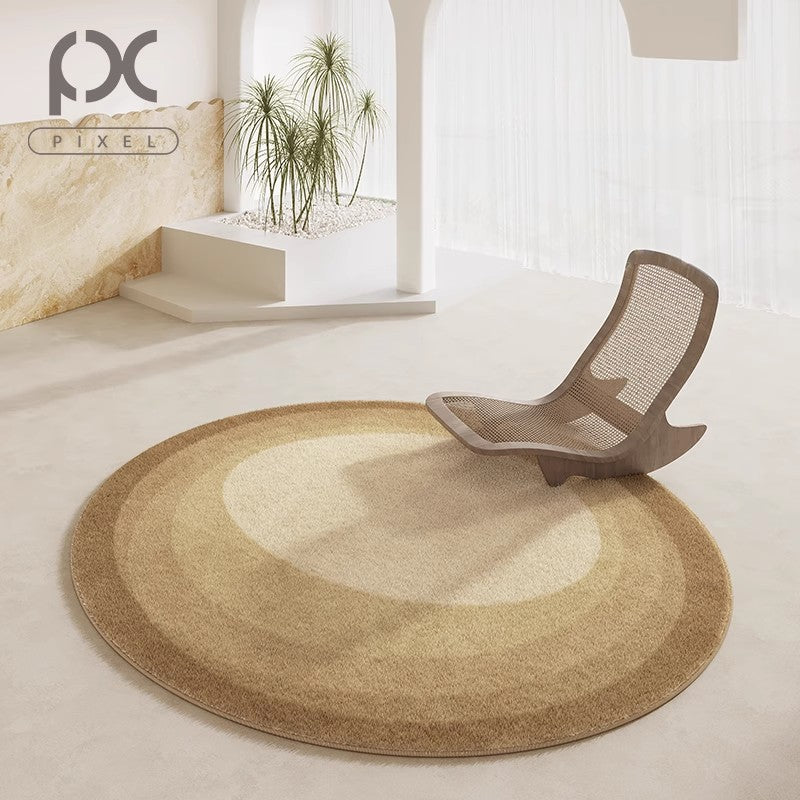 Round Plush Area Rug