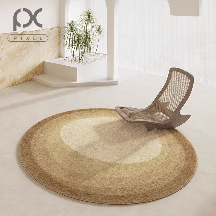 Round Plush Area Rug