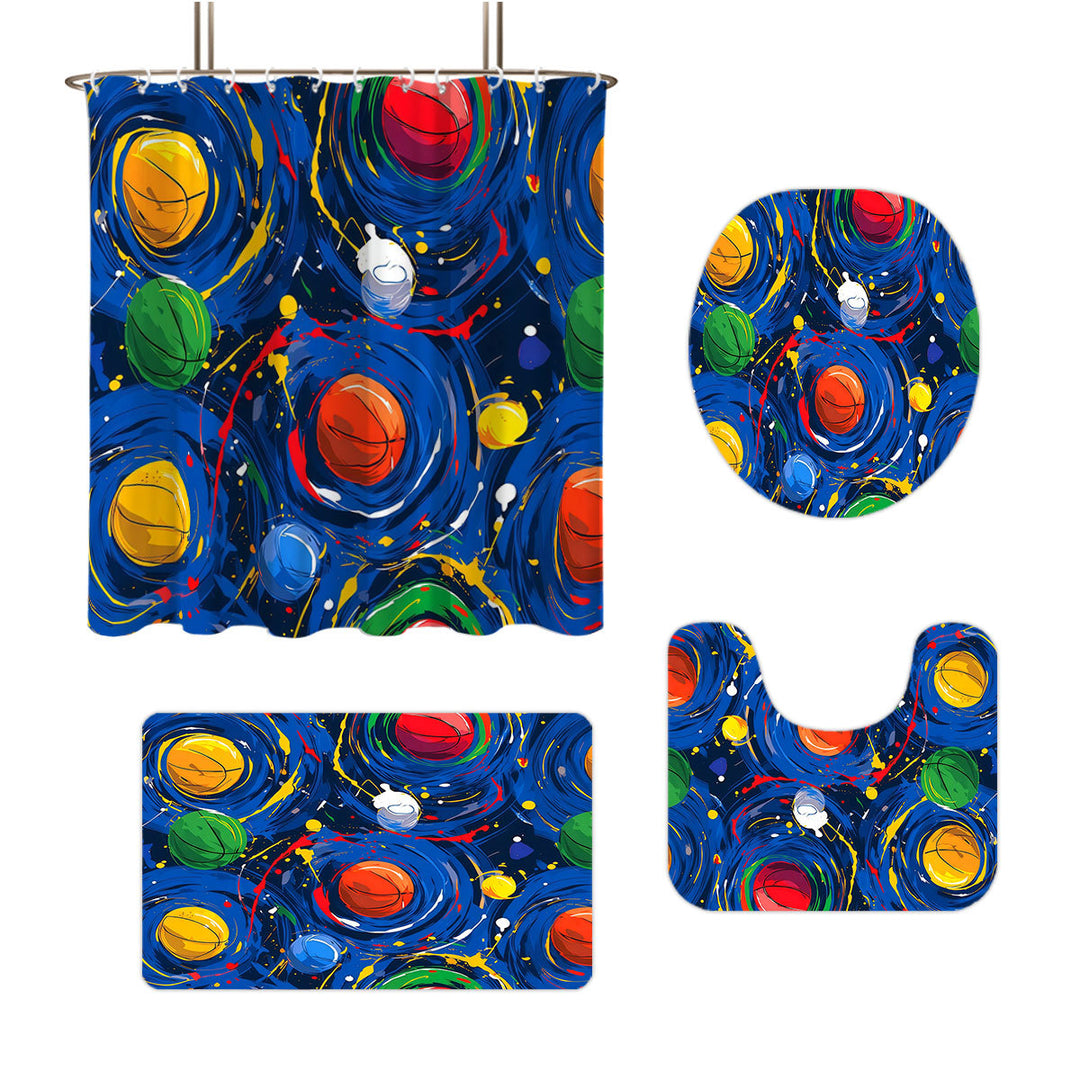 Creative Universe-Themed Bathroom Set Bowlift