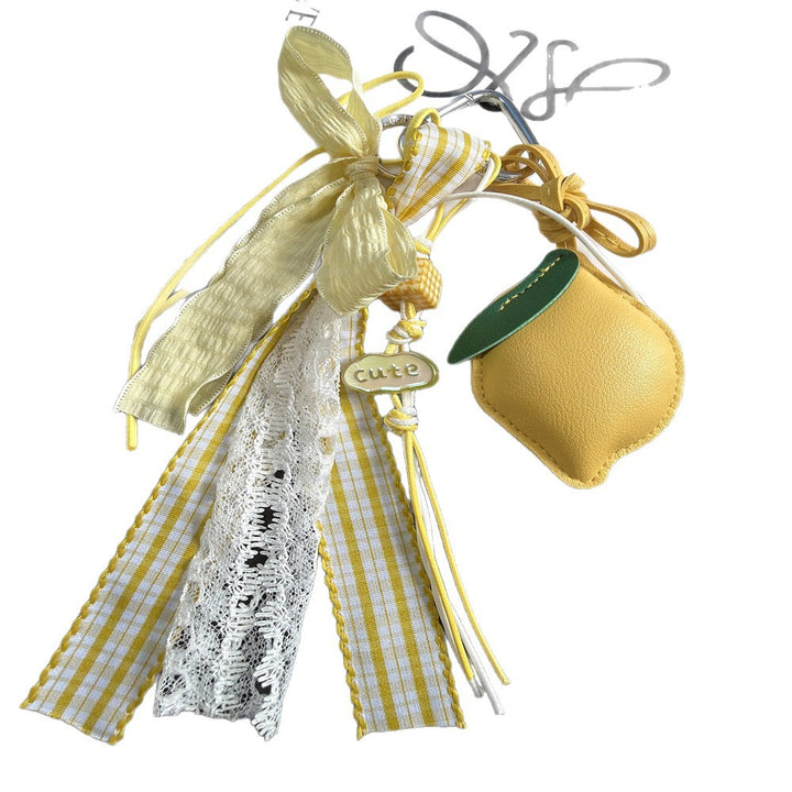 Decorative Lemon Charm Keychain Bowlift