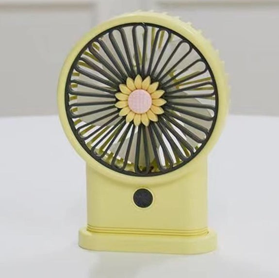 Women's portable fan with creative flower design Bowlift