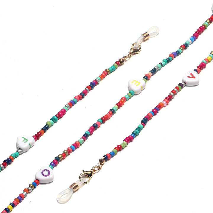 Colorful Beaded Eyewear Chain Bowlift