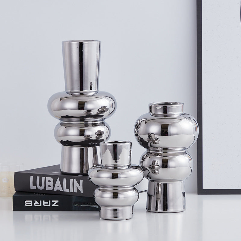 Elegant Modern Ceramic Vase Bowlift