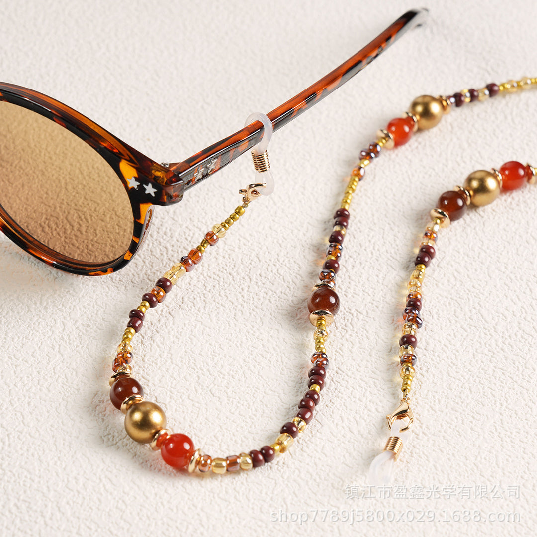Beaded Eyewear Chain Necklace Bowlift