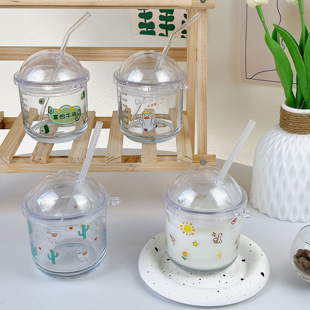 Unisex drinking cup with decorative animal design Bowlift