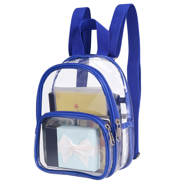 Unisex transparent backpack with multiple compartments Bowlift