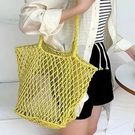 Hand-knotted net bag Bowlift