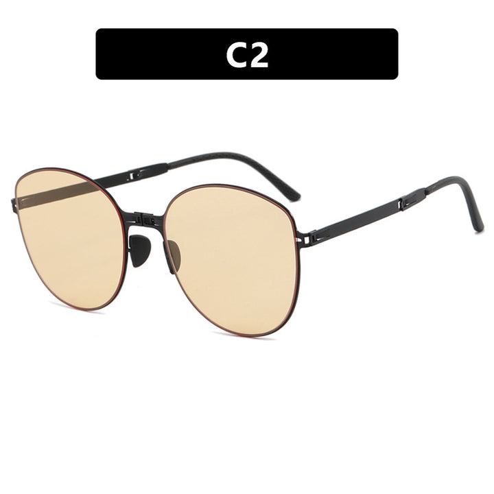 Women's trendy oversized sunglasses in futuristic design Bowlift