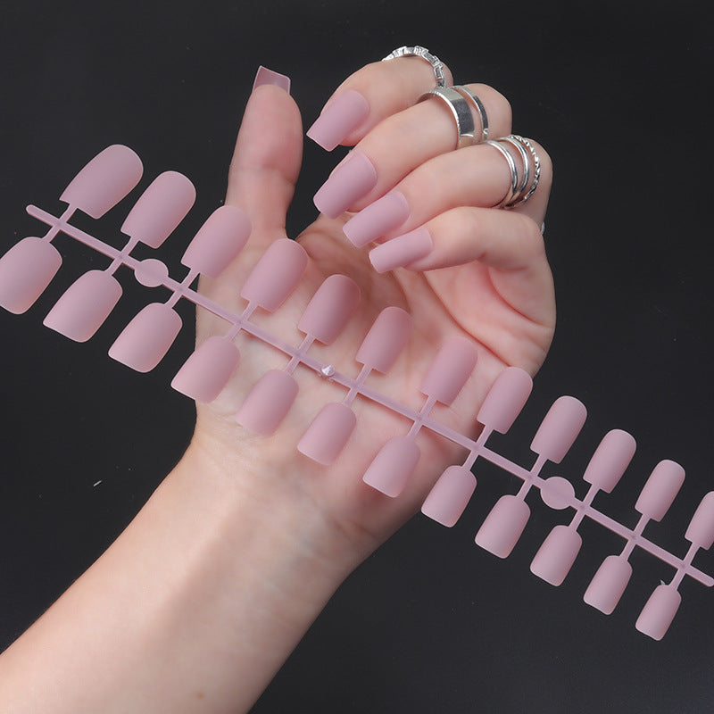 Matte Finish Press-On Nail Set Bowlift