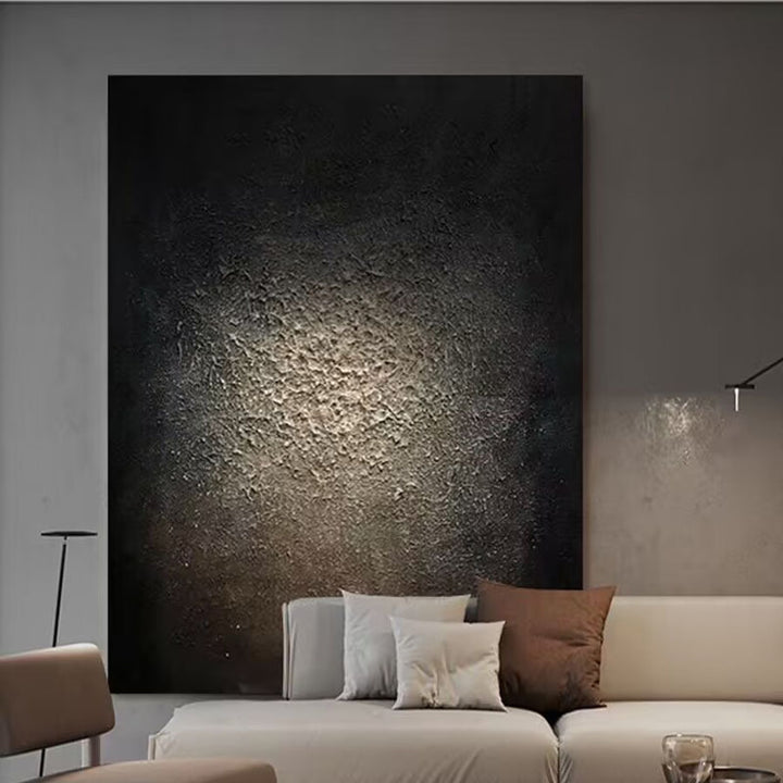 Textured Abstract Canvas Wall Decor