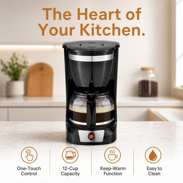 Advanced Brewing Coffee Maker with Programmable Features Bowlift