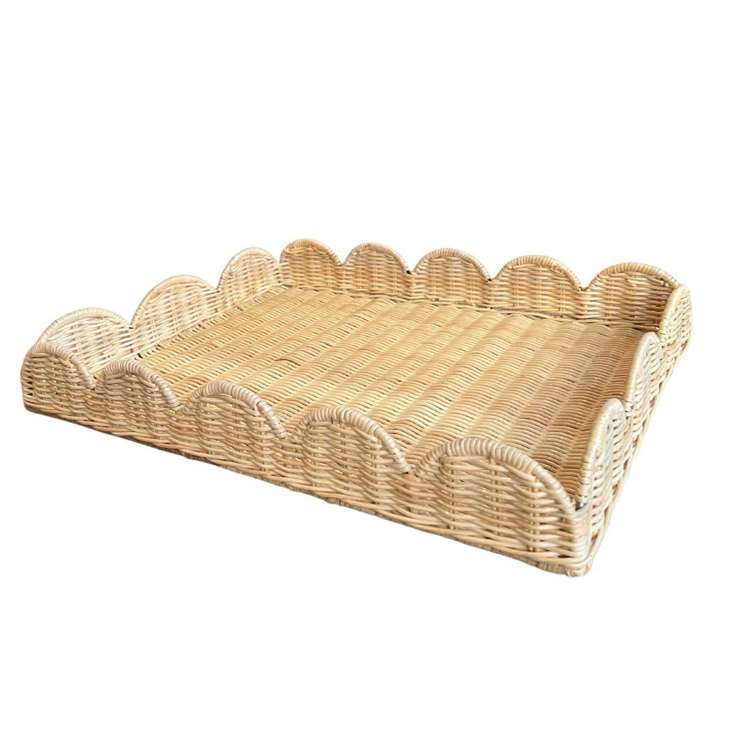 Decorative Woven Serving Tray Bowlift