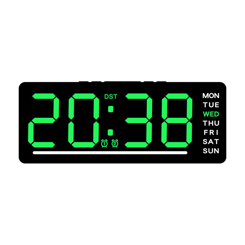 Digital LED Alarm Clock with Large, Clear Display and Multiple Alarm Functions Bowlift