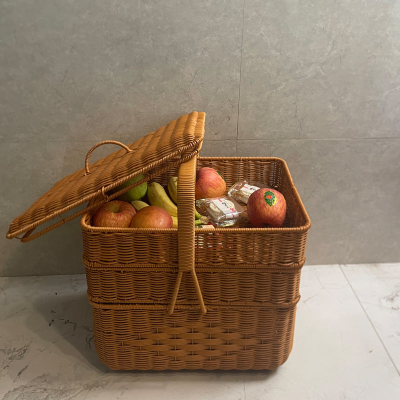 Woven Storage Basket Bowlift