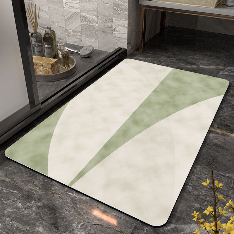 Abstract Modern Bath Mat Bowlift