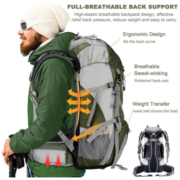 Multi-Functional Hiking Backpack Bowlift