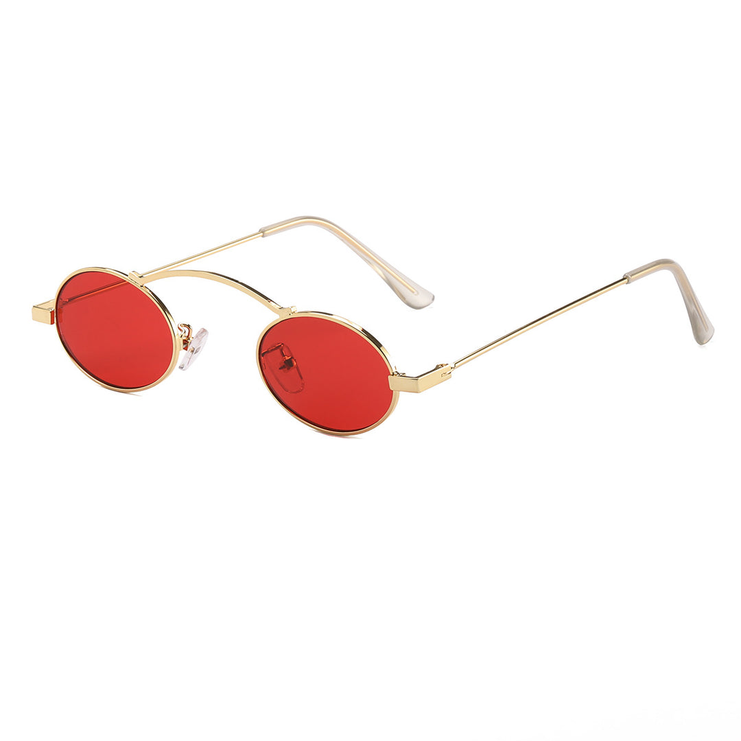 Women’s fashionable sunglasses with a unique circular frame and distinctive lenses Bowlift