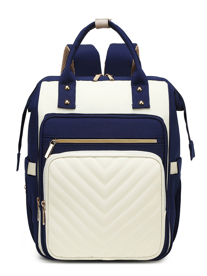 Trendy Quilted Multi-Functional Backpack Bowlift