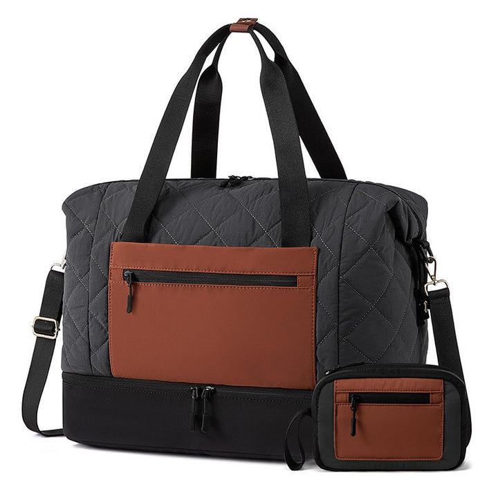 Multifunctional Travel Bag with Insulating Inner Compartment Bowlift
