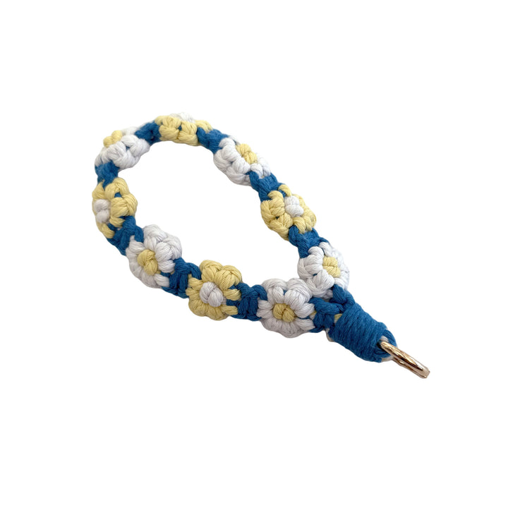 Floral Macrame Keychain Holder Bowlift