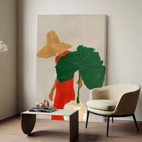 Modern Abstract Figure Canvas Art
