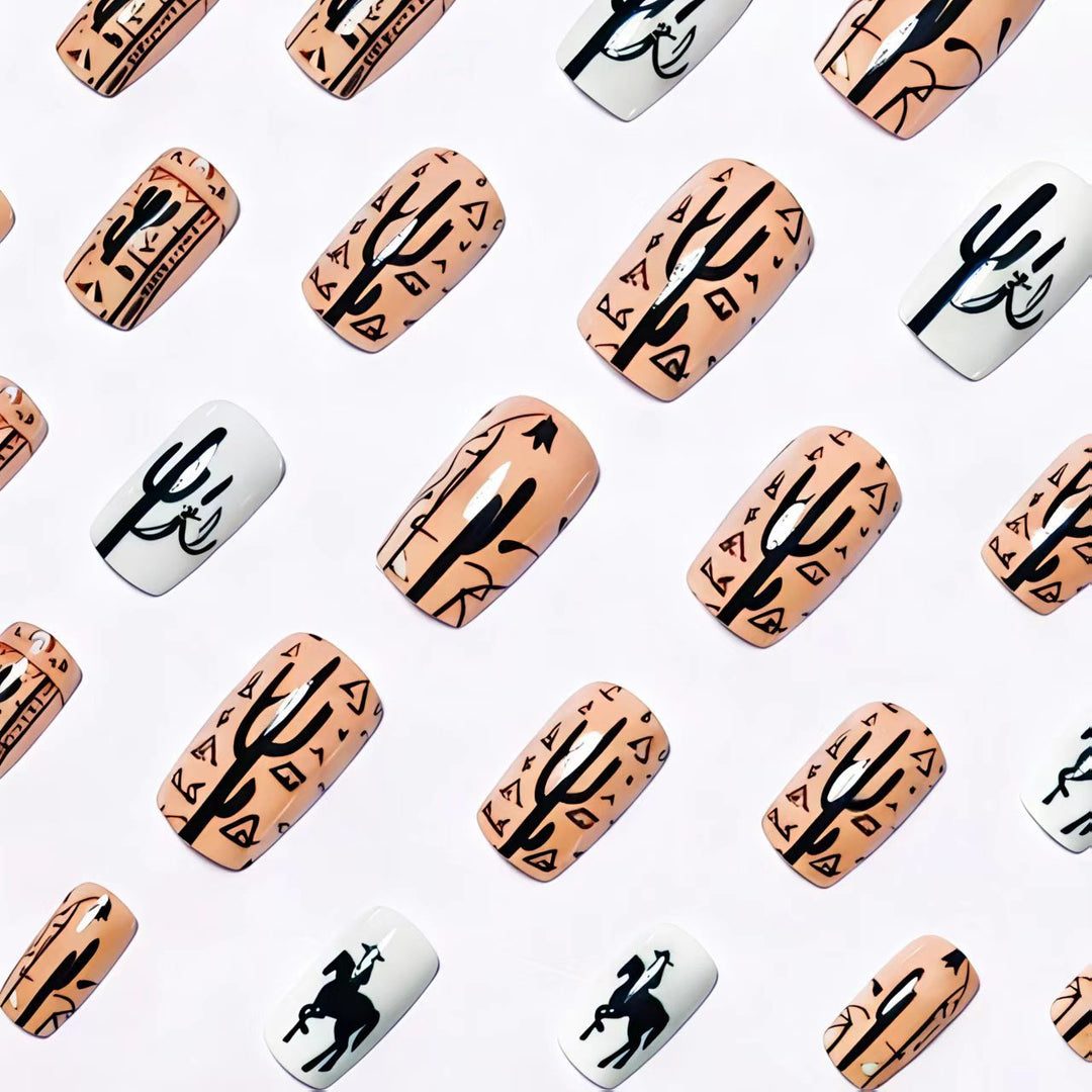 Western-Themed Nail Art Bowlift