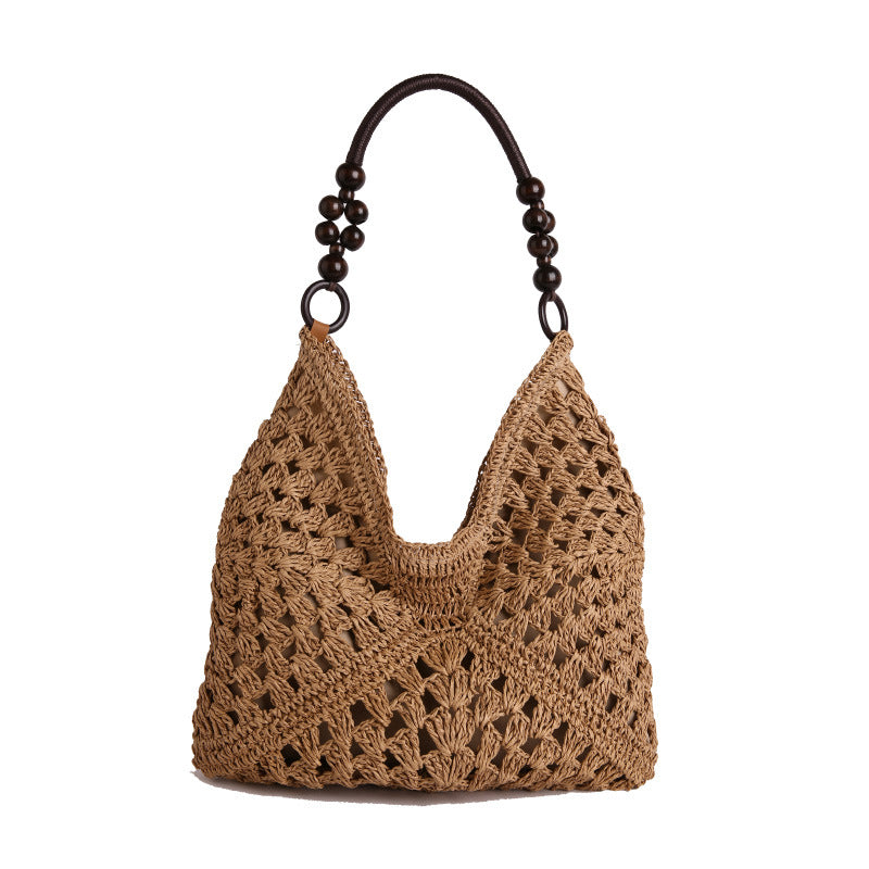 WoChic Boho Crochet Handbag Bowlift