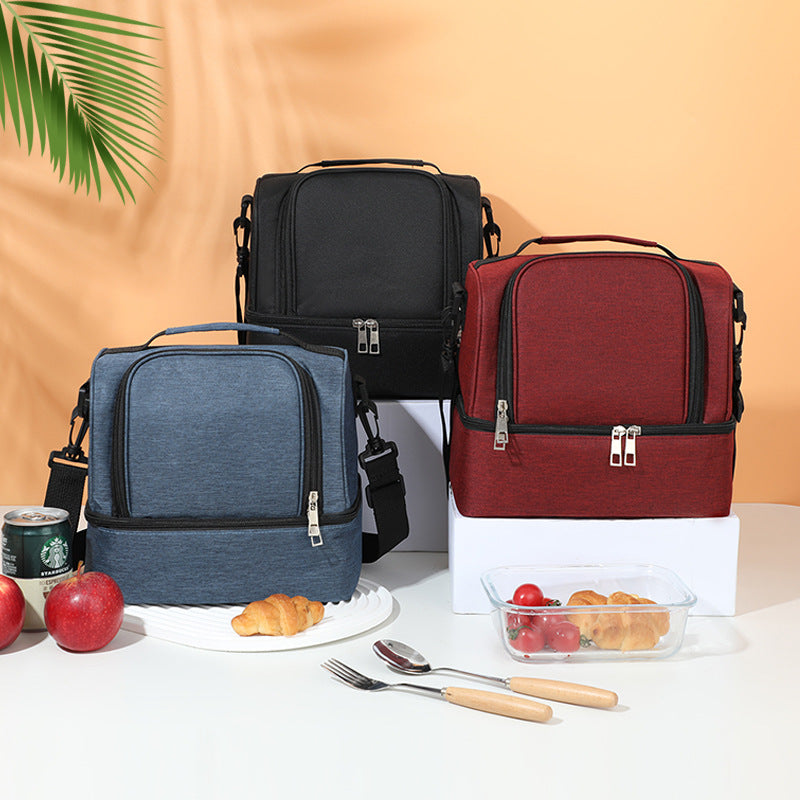 Insulated Lunch Cooler Bag with Adjustable Strap
