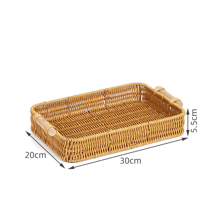 Handcrafted Woven Storage Tray