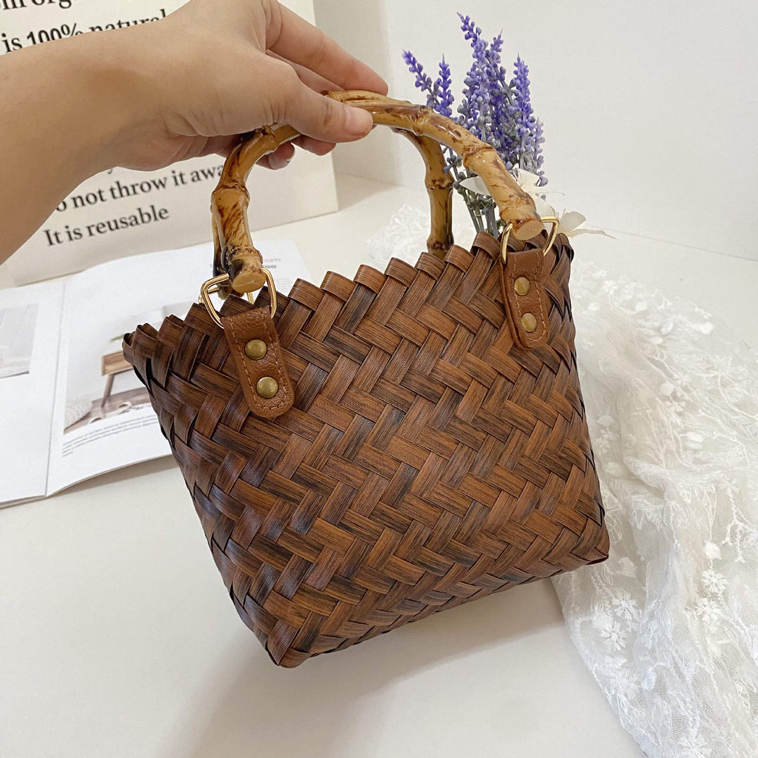 Elegant and Handcrafted Basket Bag Bowlift